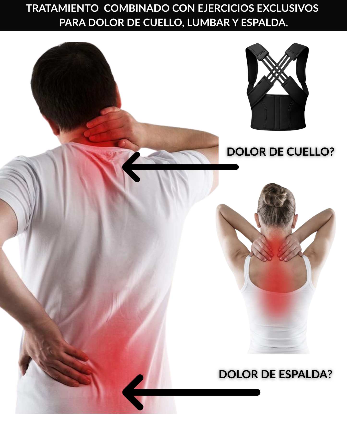 SpineX Pro – Corrector de Postura + Rutina de Ejercicios